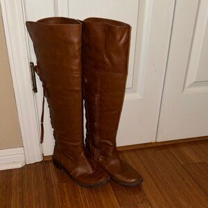 Chic Brown Over the Knee Boots